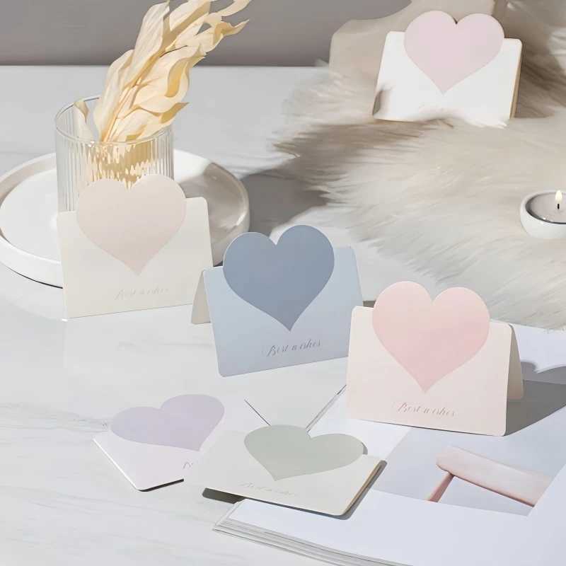 10pcs Love 3D Card Festival Universal Card Valentines Day Christmas Blessing Card Gratitude Card Wedding Gift Decoration Card G251119
