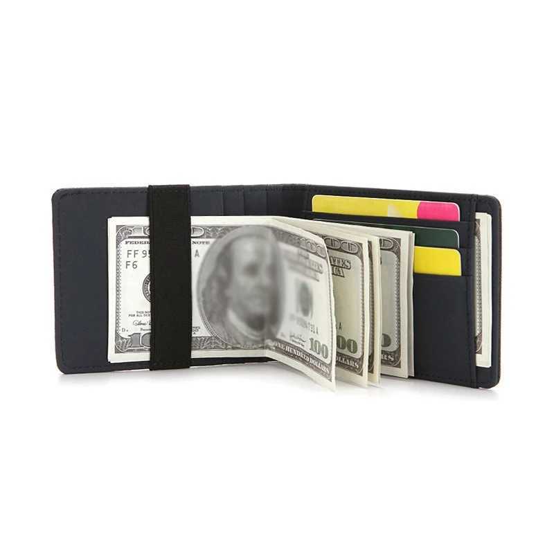 Pu Leather Card Holders Men Wallet Mini Credit Card Wallet Purse Women Slim Soft Wallet Thin Small BagsT251119