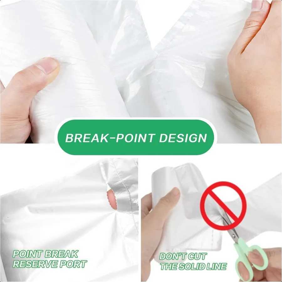 Small Trash Bags 3 Gallon 108 Count Garbage Bags Bathroom Mini Trash Can Liners fit 1013 Liter Clear C251119