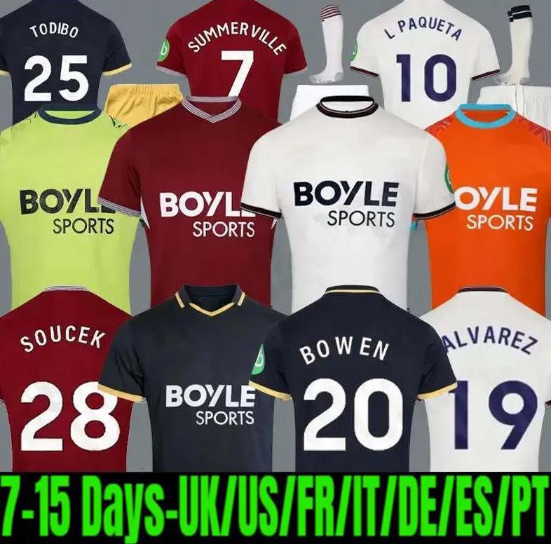 WESTHamse Unitedes Kit FULLKRUG 25 26 WHU soccer jerseys ANTONIO 2025 2026 L. PAQUETA ALVAREZ kits AGUERD BOWEN football shirts 666