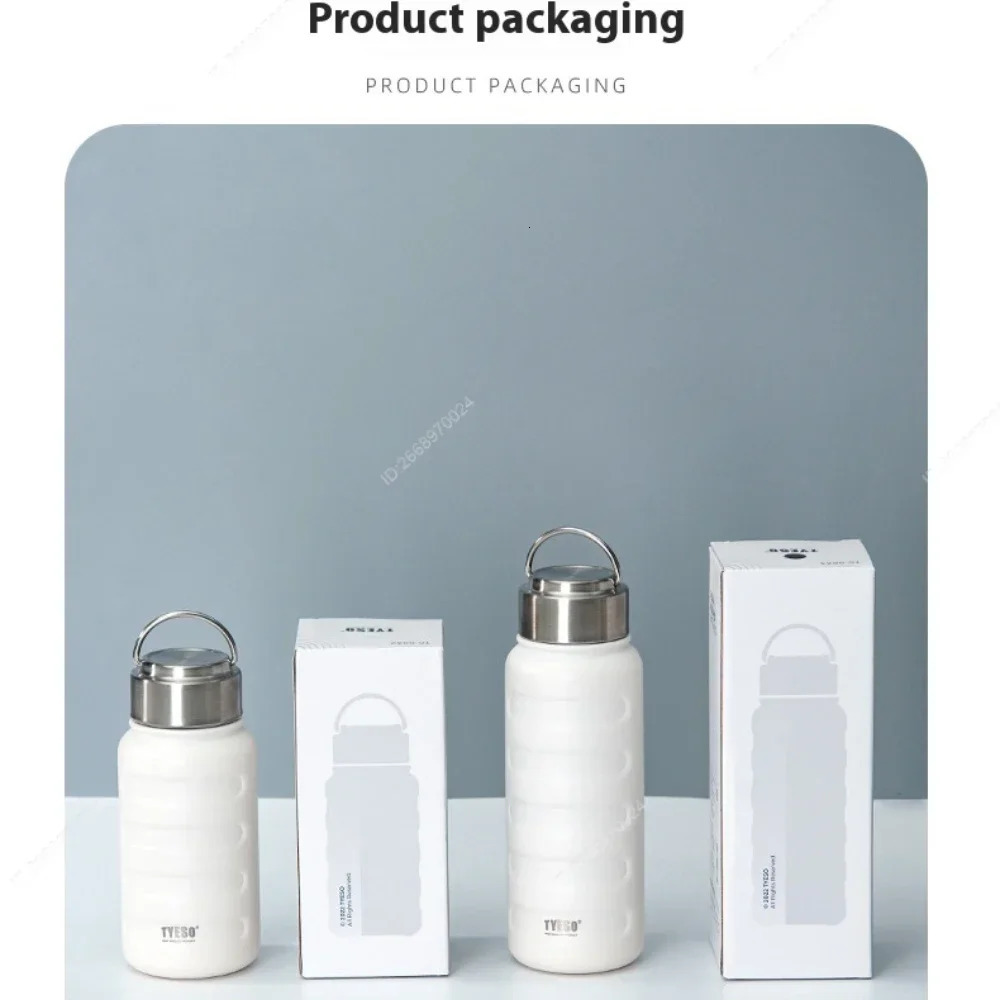 Tyeso Double Stainless Steel Thermos Mug Portable Sport Vacuum Flask Large Capacity Thermal Water Bottle Tumbler Drinks Cup 251107 W260226