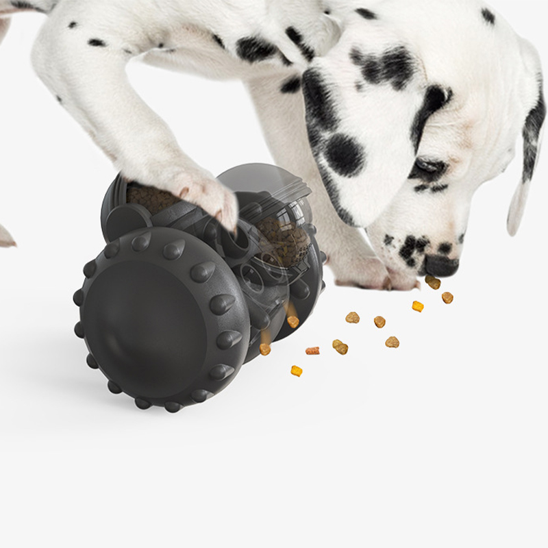 Pet Food Tumbler Slow Feeding Toy - Durable Interactice Treat Dispenser for Dogs & Cats