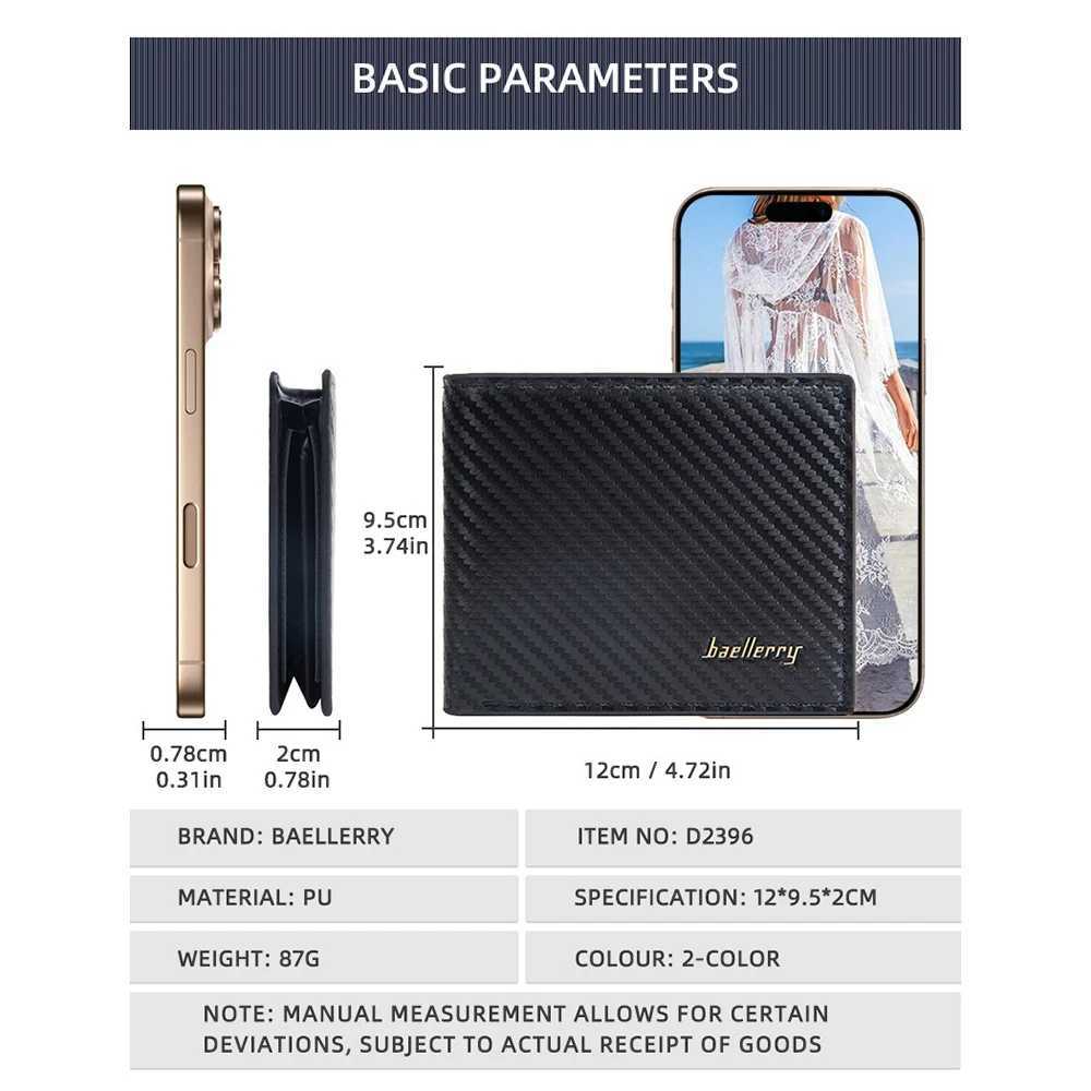 Custom Engraved Mens Short Wallet PU Leather Zipper 5 Card Slots Gift for HusbandT251119