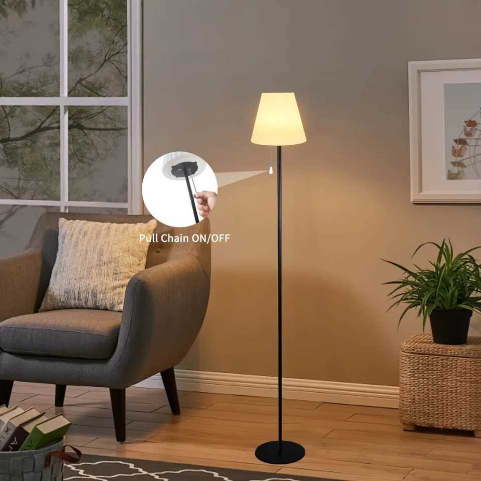 Solar USB charging floor lamp-Adjustable light level floor lamp-Portable bedside lamp with remote control-Indoor/Outdoor M251119