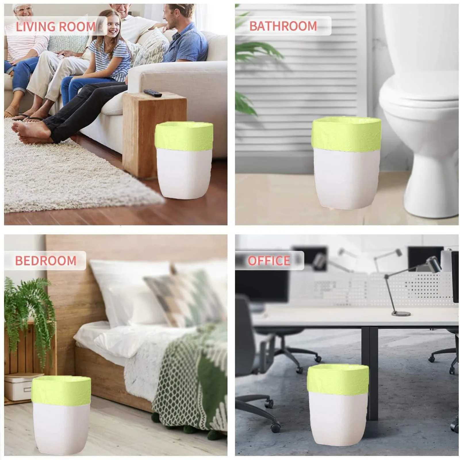 Disposable Biodegradable Compostable Trash Bags Recycling Unscented Tall Kitchen Trash Bags for Kitchen Yard LawnOffice C251119