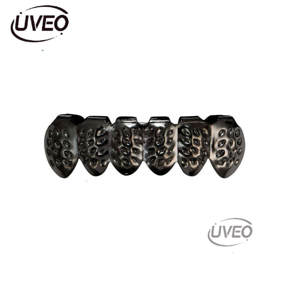 Deluxe hip hop sterling silver carvings, braces, Halloween costumes, men and women Free delivery