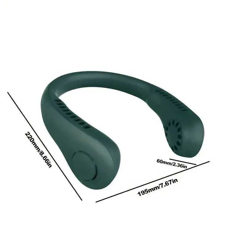Portable neck fan mini electric ventilation fan silent neck and wearable cooling fan USB Rechargeable bladeless mobile air conditioner Z250419