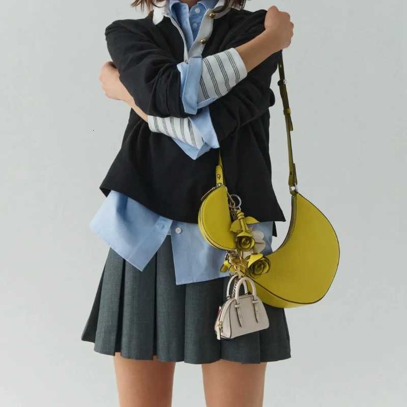 Womens Duo Bag with Crossbody Strap New Luxury Designer Handbag with Mini Purses Dumpling Crescent Armpit Bag for Women K251119