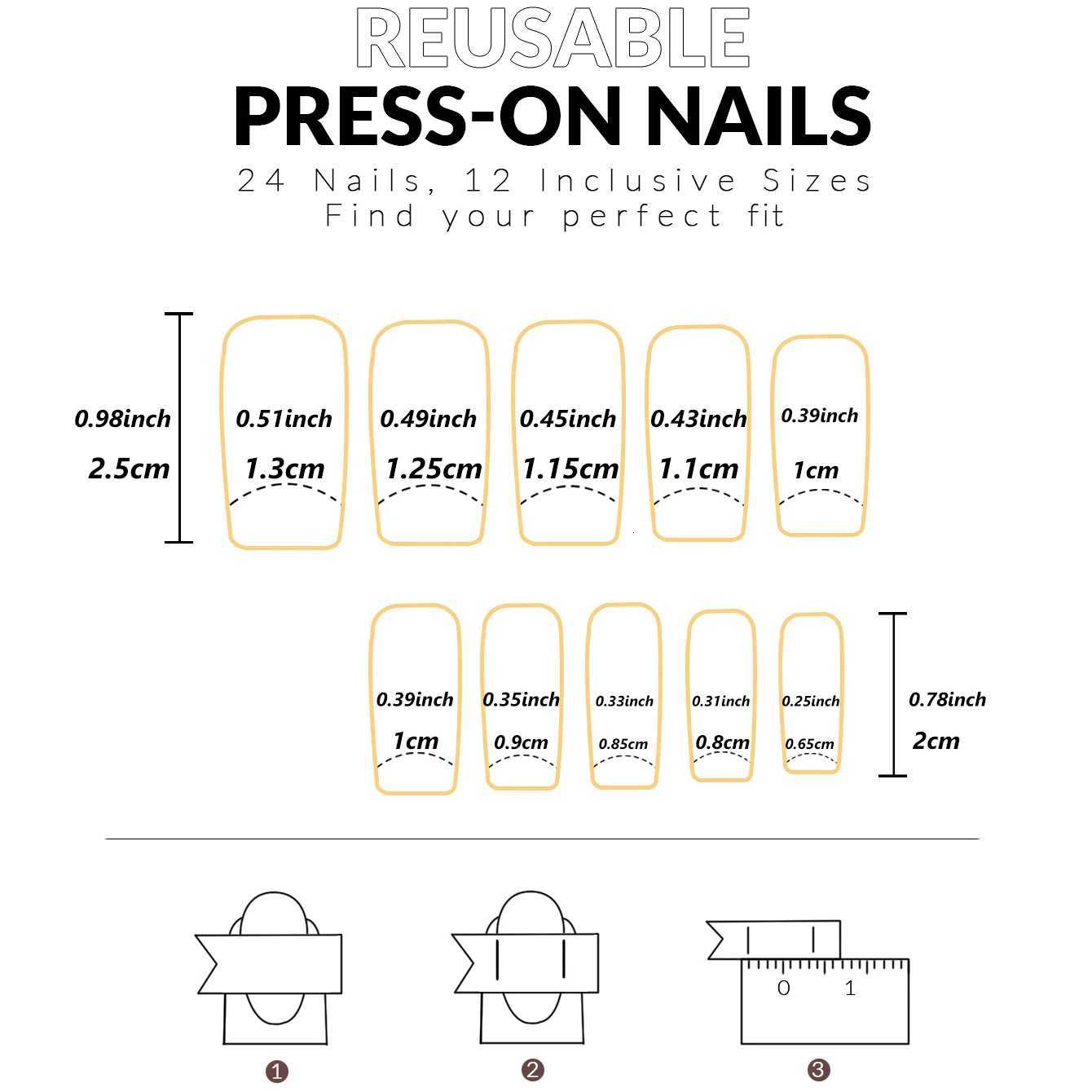 24PCS Christmas Red Square Snowflake Fake Nail with Red and White Stripes and Sparkling Powder Design Fake Nail ChristmasT251118T251119