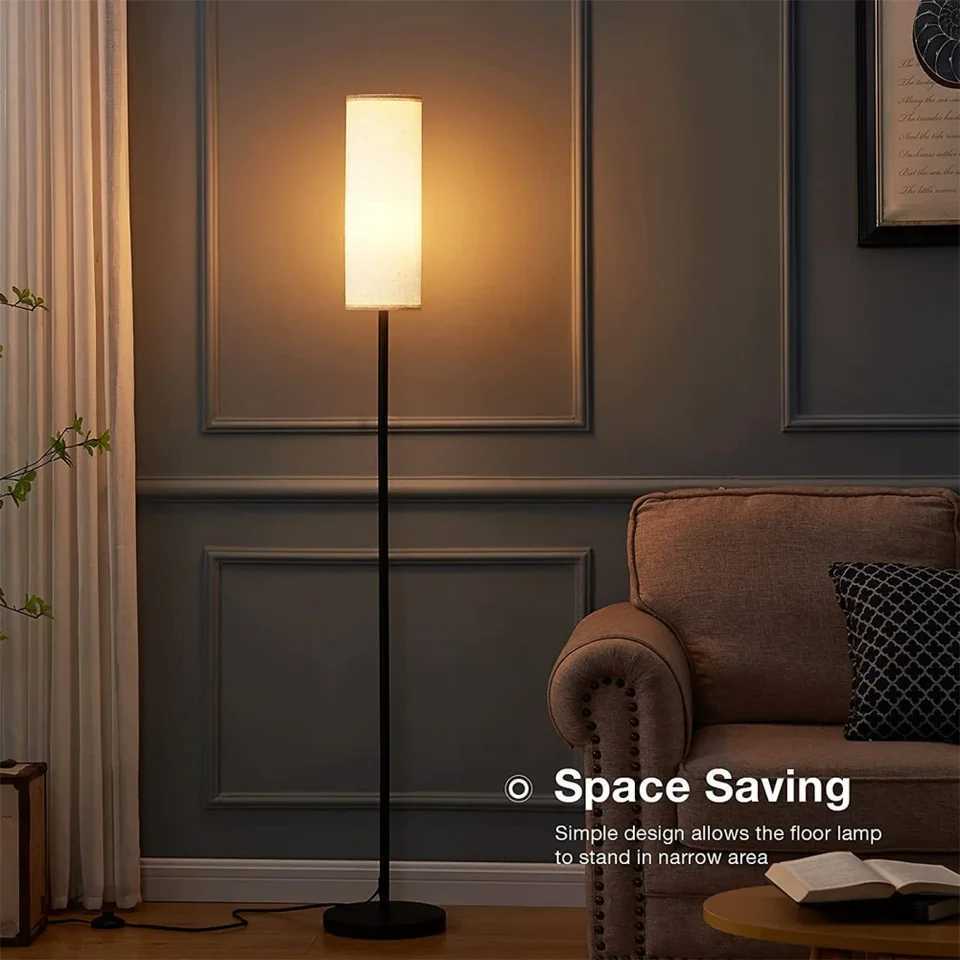 Led Floor Lamps E27 3 Colors Bulb Living Room Bedroom Bedside Lamp Ambient Light Sofa Side Study Reading Lights Home Decoration M251119