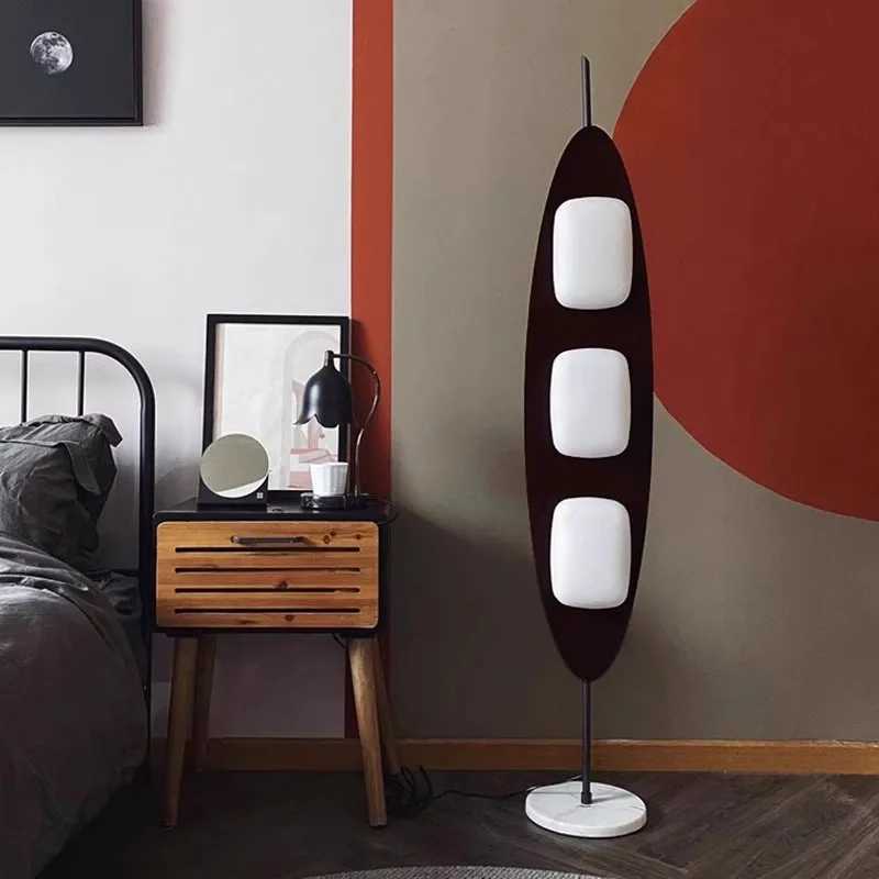 Promotional Modern Faux Wooden LED Floor Lamp Living Room Study Room Reading Ambient Light Home Interior Decorative Light M251119