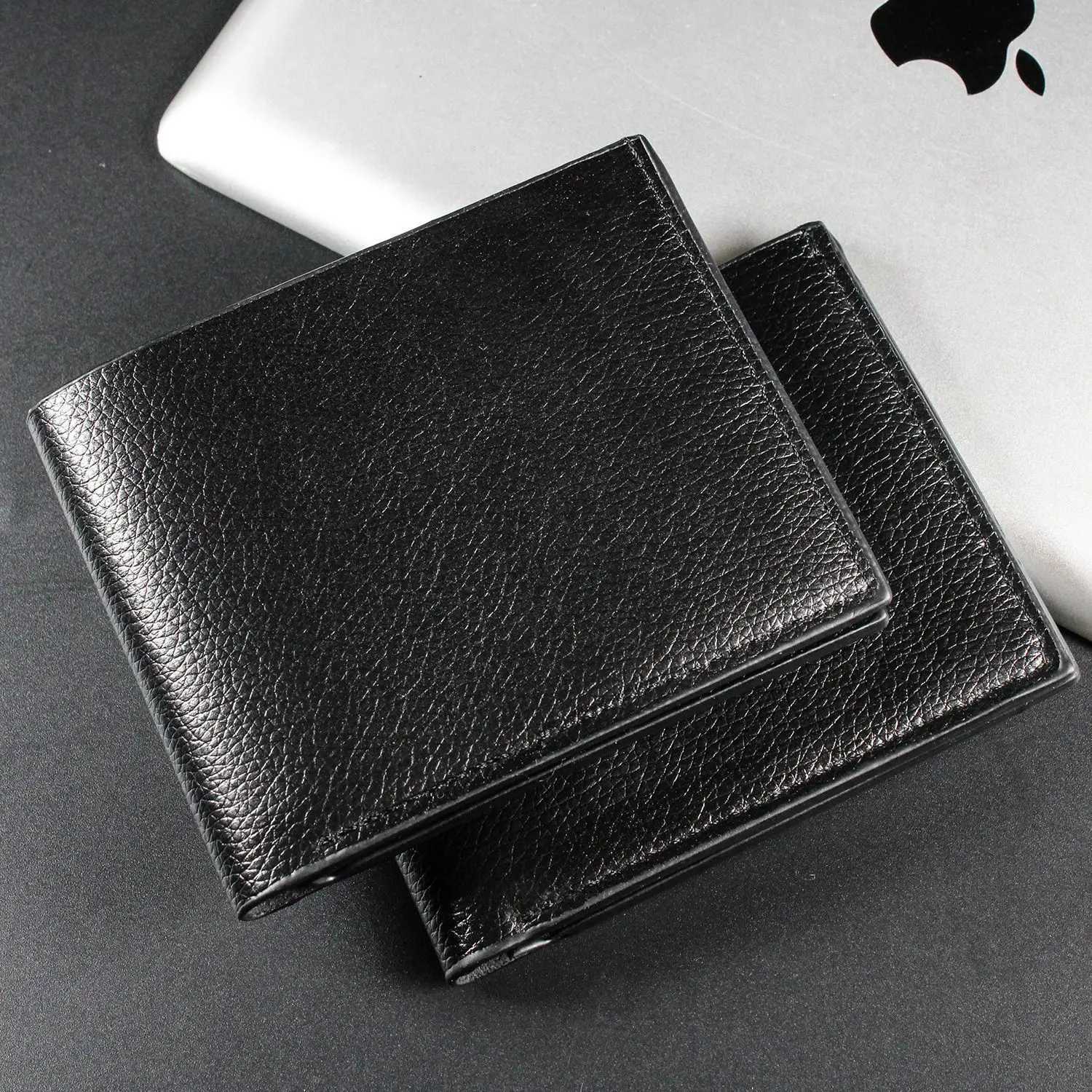 Men Short Soft Pu Leather Wallets Vintage Thin Male Credit Card Holder Black Small Money Purses large capacity card holder BagT251119