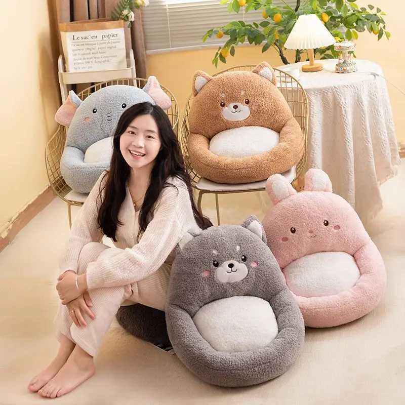 Animal Lazy Sofa Cushion Backrest Integrated Floor Cushion Bedroom Mat Tatami Drifting Window PlushM251119