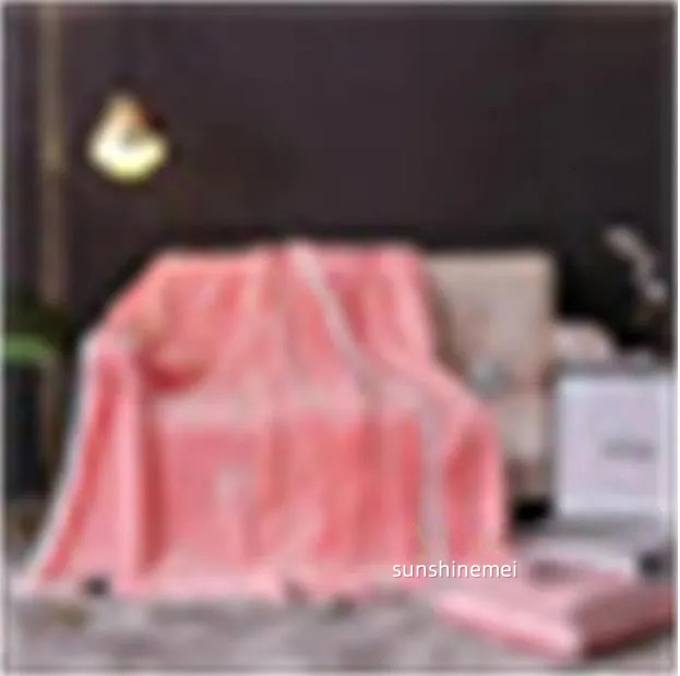 Blankets Designer Blanket with Ral Print, Classic Letter Design Color, Office Nap Travel Towel, Sofa Decoration Blanket, 150 * 200cm