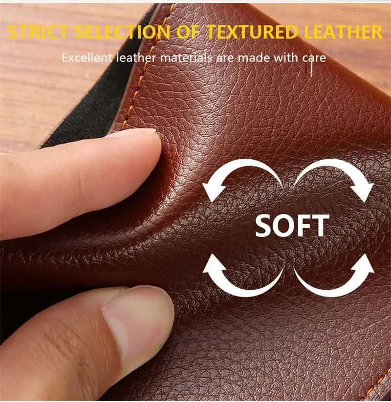 High Brand Casual Men Wallets Leather Short Coin Purse New Design Multi Card Wallet Youth Thin Soft Leather Clutch WalletsT251119