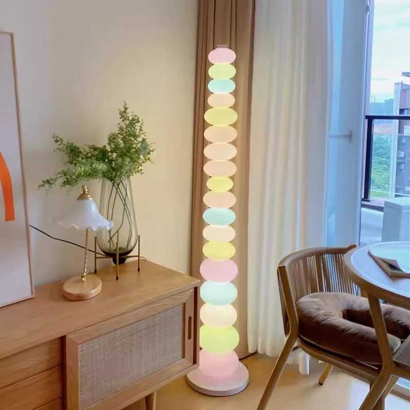 Modern LED Floor Lamp for Living Room Bedroom Dimmable Standing Lamp with Remote Control 3 Color Temperatures M251119