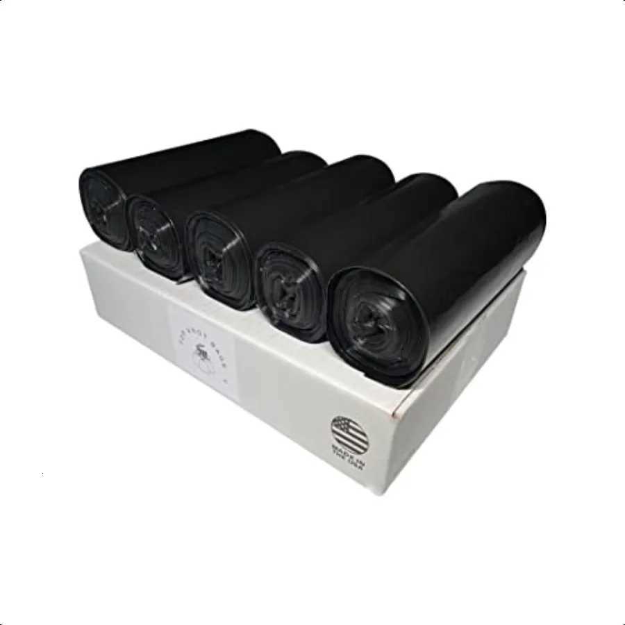 45 Gallon Garbage Trash Bag 40X46 15 Mil Black 100 Count Can Liner Bulk 40 Gallon 41 Gallon 42 Gallon 43 Gallon 44 Gallon Made C251119