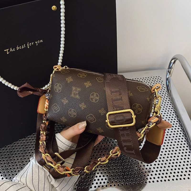 Designer Women Crossbody Bag Leather Elegant Shoulder Bag Classic Vintage Style Luxury Fashionable ToteW251119