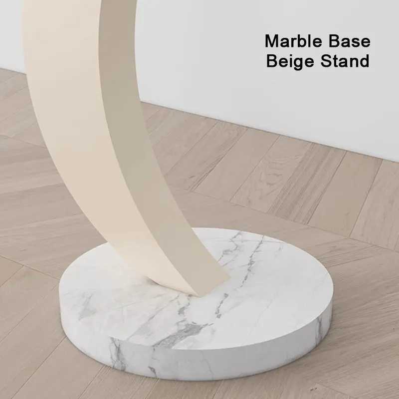 LED Tea Table Floor Lamp Living Room Decoration Bedroom Bedside Lighting Modern Marble Stand Light Black Beige E27 M251119