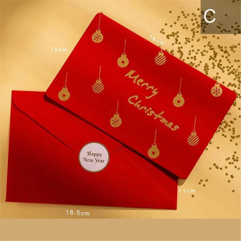 Birthday Party Supplies Best es Thanksgiving Message Card Christmas Greeting Card Blessing Bronzing Merry Christmas G251119