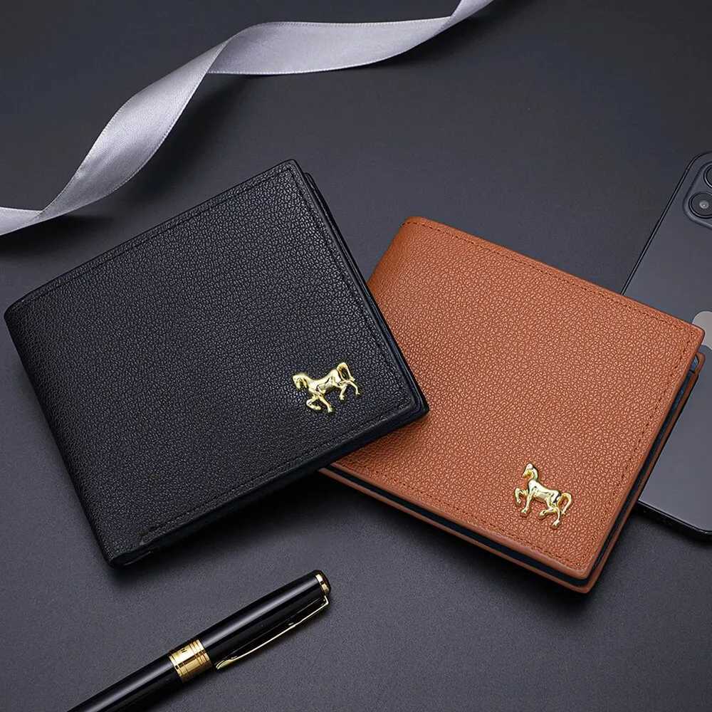 New Mens Horizontal Wallet Multi-Functional Business Zipper Coin For Men Wallet With Credit Card HolderT251119