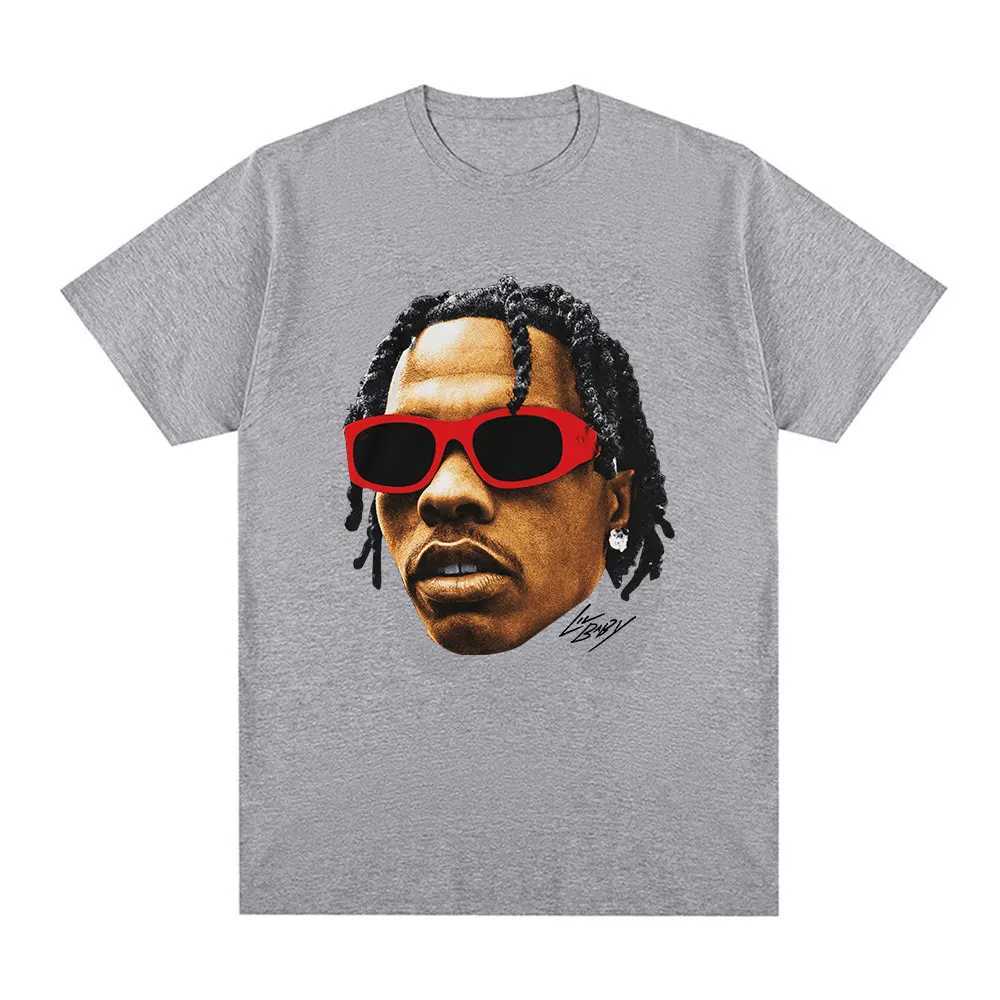 Hip hop rapper Lil Baby Graphic T-shirt mens retro ultra-fine cotton short sleeved T-shirt street clothing casual T-shirt unisexXJ250418