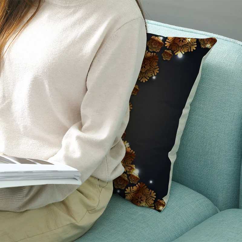 Black Gold Series throw covers with digital printing of short plush fabric Car-shaped sofa cushion for office Home decorM251119