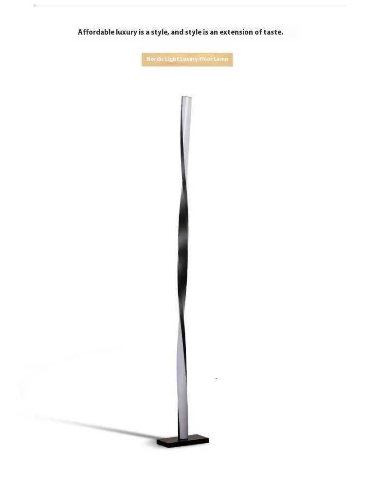 Floor standing ambient light ins style LED minimalist modern bedroom study bedside lamp reading sofa floor lamp living room M251119