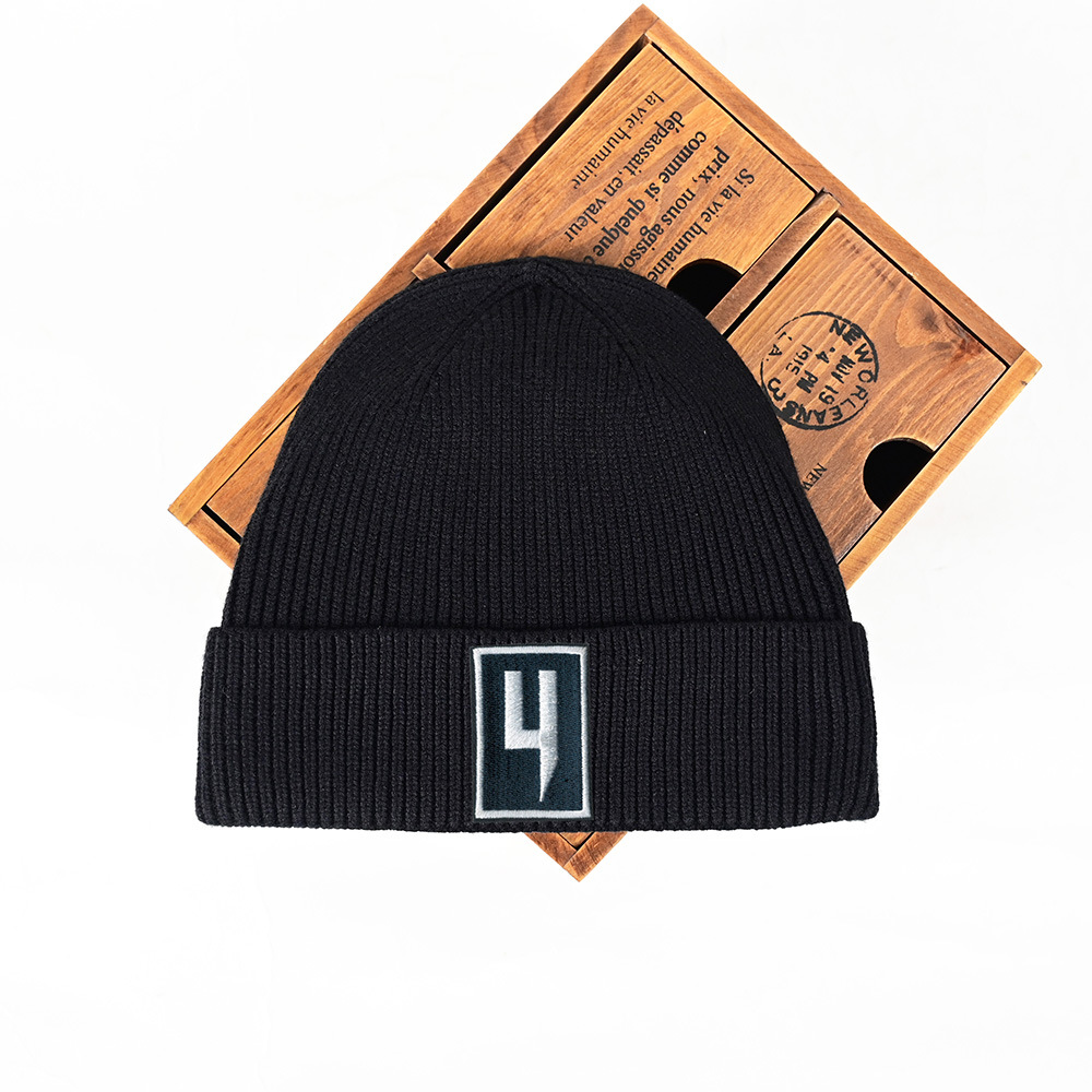 Embroidery Men's Hat Brand Classic High quality Hip-hop For Warmth High-elasticity Thickened Hats For Men And Women's Outdoor Ear-protecting