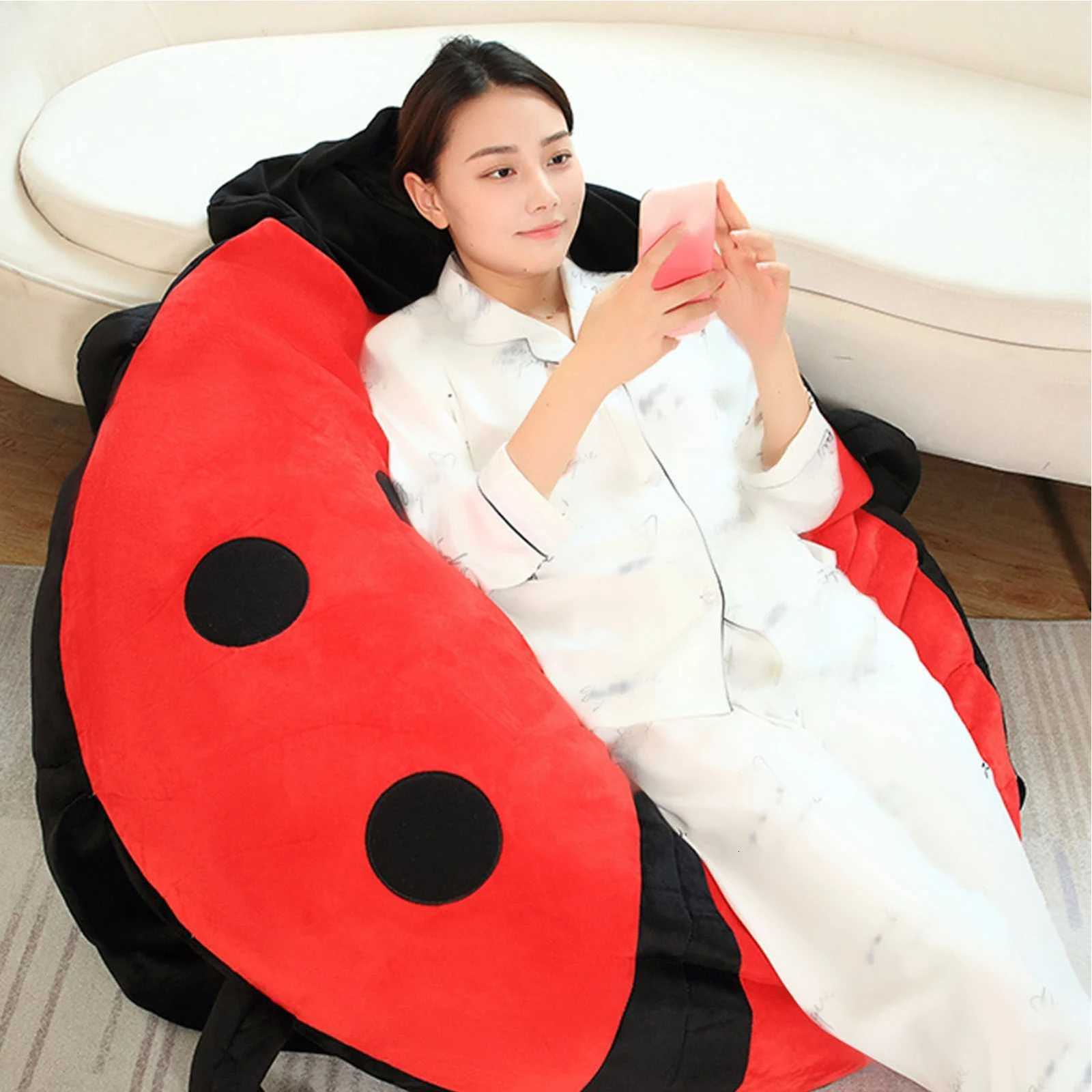 Wearable Ladybug Cute Warm Sleeping Wearable Plush Removable Oversized 60cm/23in Giant Wearable Ladybug for ChildrM251119