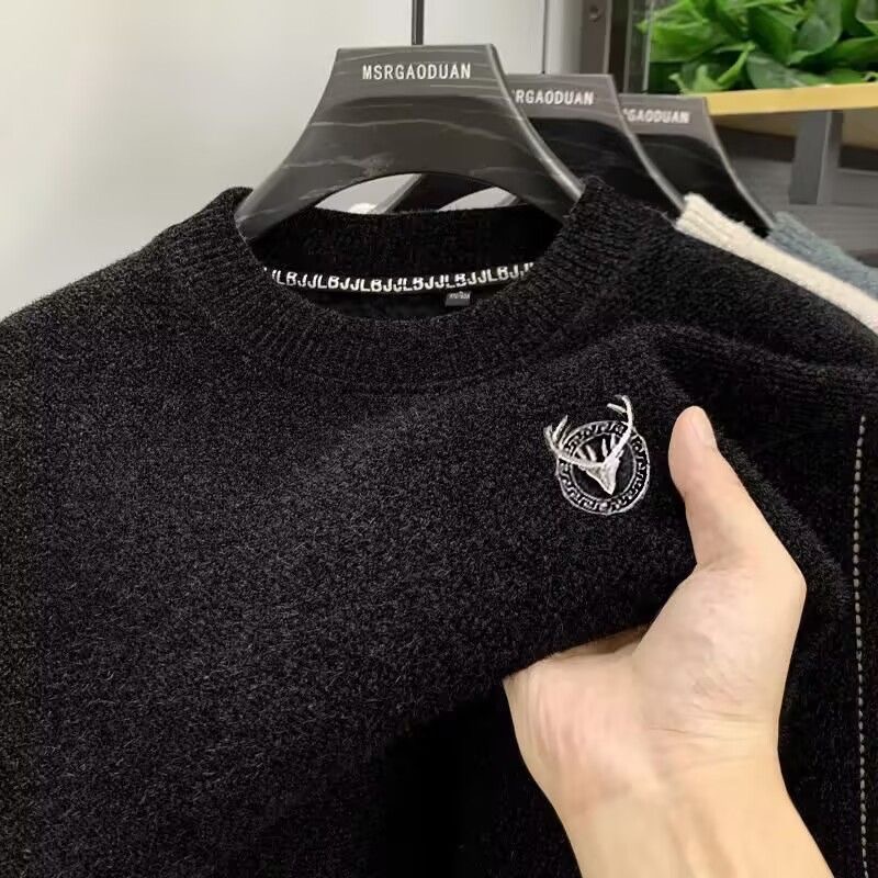 OLOEY designer sweater men 2025 Cashmere essential christmas Sweater O-neck Pullovers M-3XL Knitted Bottom Shirt Autumn Winter Casual mens sweater