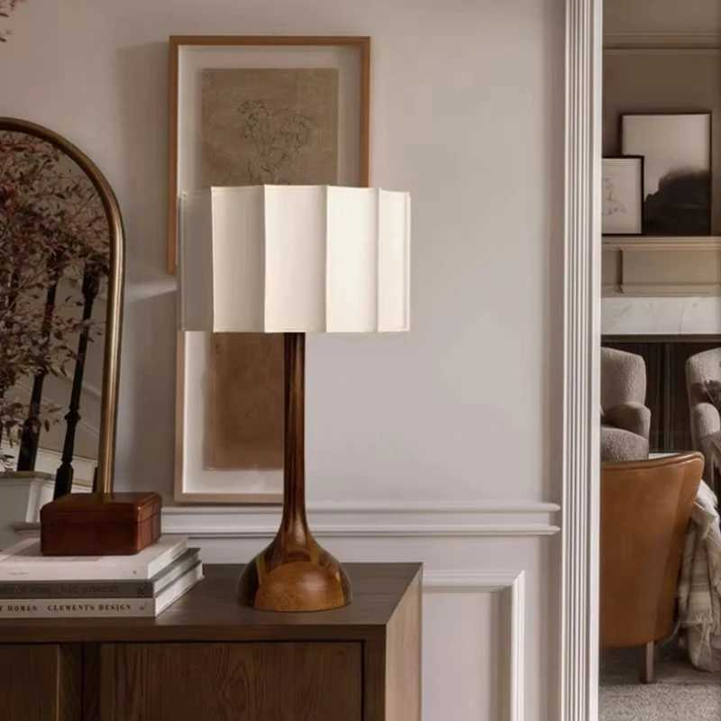 Wabi Sabi Floor Lamp Minimalist Solid Wood Lamp Living Room Lamp Bedroom Sofa Lamp Bedside Art Decoration Desk Lamp LED Light M251119