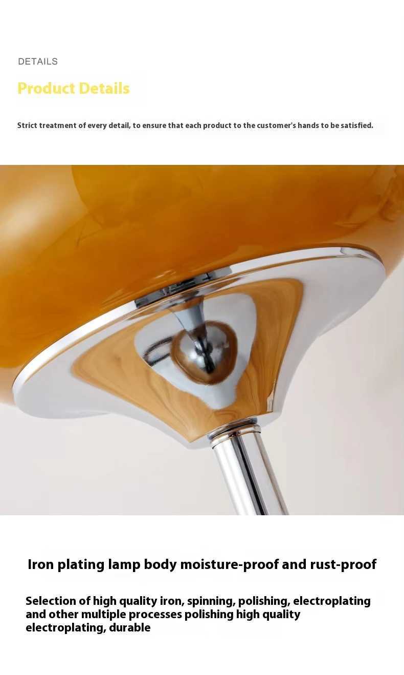 Vintage Egg Tart Floor Lamp Bauhaus Style Living Room Bedroom bedside lamp Nostalgic Vintage Table Lamp Room Decoration Lamp LED M251119