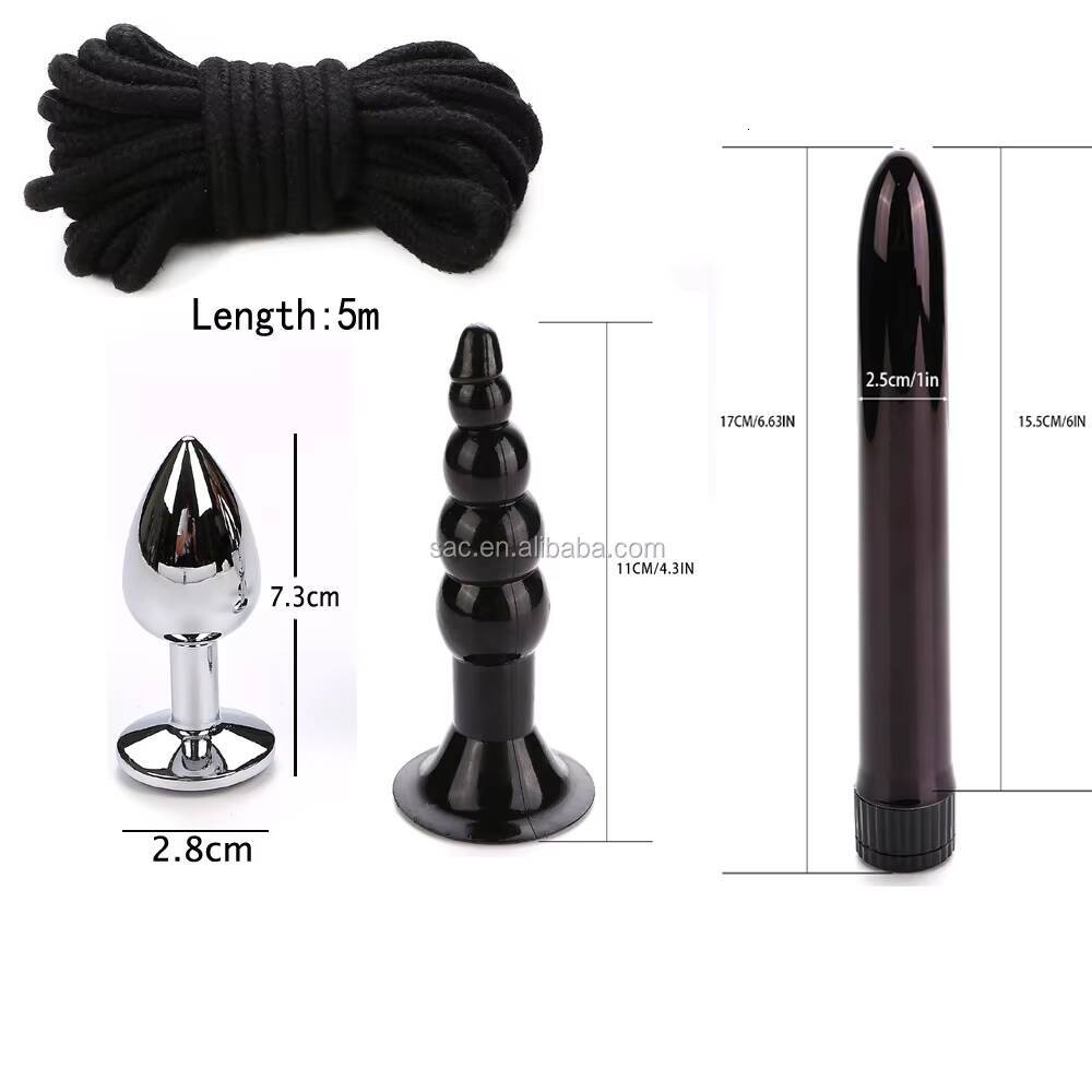 Sacknove Luxury Set 22 Pcs Adult Products Exotic Accessories Bed Bdsm Handcuffs Anal Vibrator Sex Toys Bondage Kit for Couples