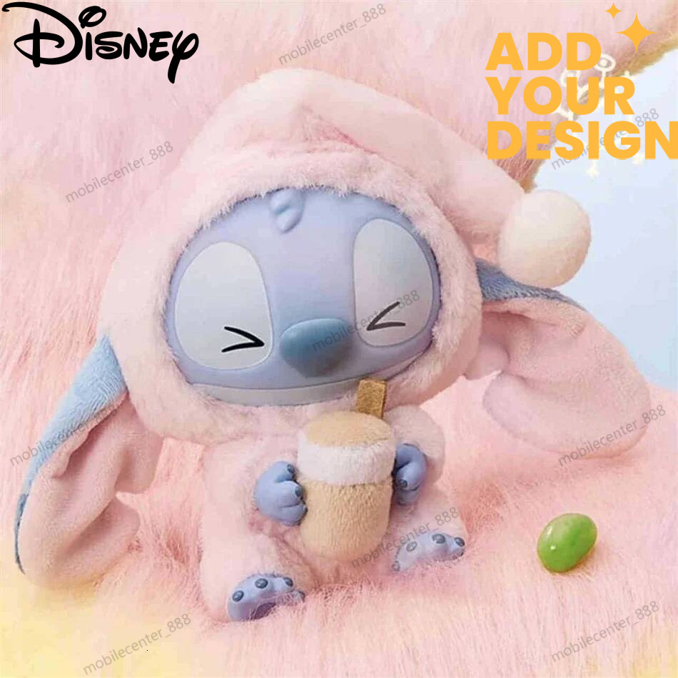 New custom Disney Stitch Eat, Sleep Series Vinyl Blind Pendant Cute Mystery Box Toy Plush Doll Holiday Gift