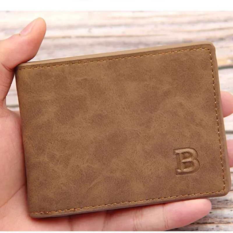 Mens Matte Retro Multifunctional Wallet Simple and Short Wallet Large Capacity Multi Card Slot WalletT251119