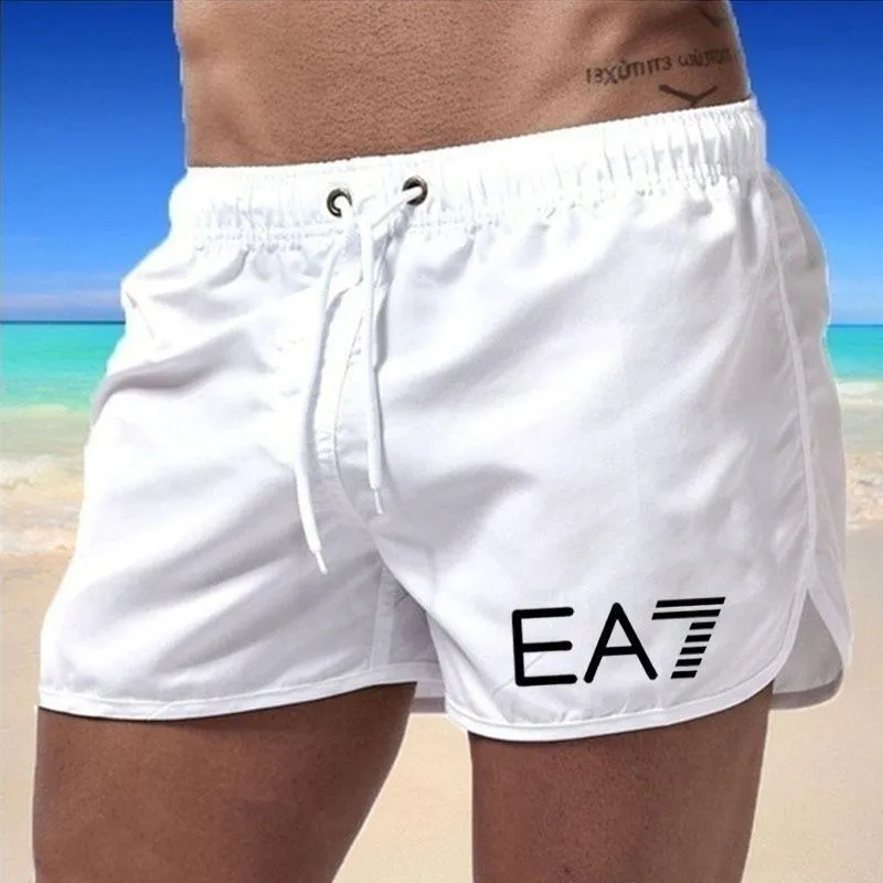 Mens Swimming Shorts Summer Colorful Swimwear Boy Swimming Pants Beach Shorts Mens Clothing