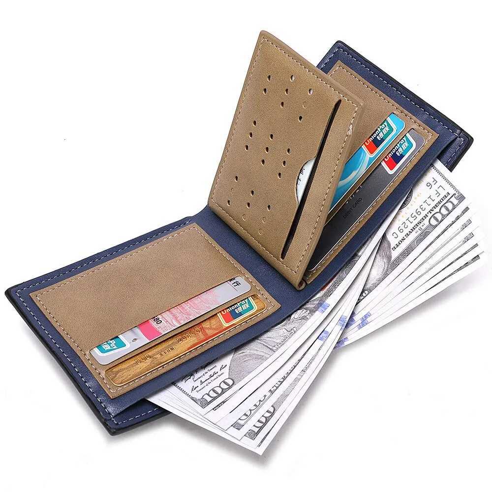 New Mens Horizontal Wallet Multi-Functional Business Zipper Coin For Men Wallet With Credit Card HolderT251119