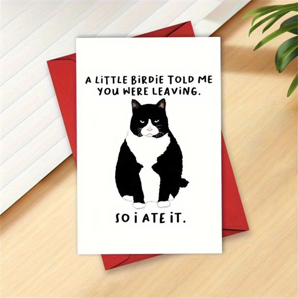 1pcFunny Retirement Card - A Little BirdieYou Were Leaving - Coworker Leaving Gifts - Farewell Goodbye Card - Fun Good Luc G251119