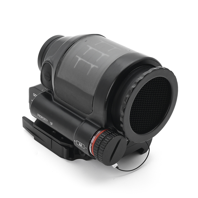 SRS Red Dot Sight 1x38 Solar Power Sealed Red Dot Reflex Sight w/ Quick Release Mount 38mm Wide Field of View Hunting Tactical