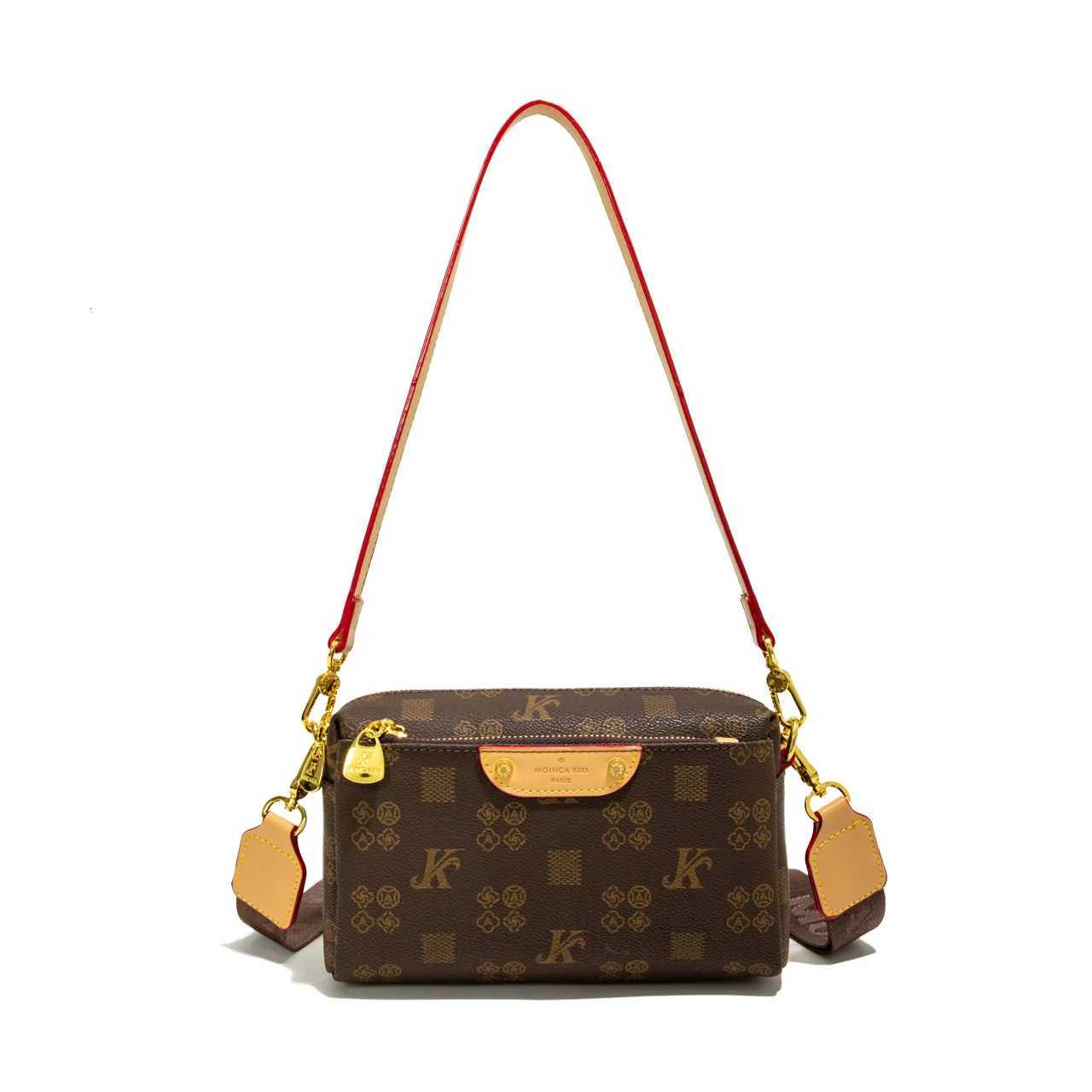 2025 New Handbag Single-Shoulder Bag Large Capacity Crossbody Bag Advanced Splicing HandbagW251119