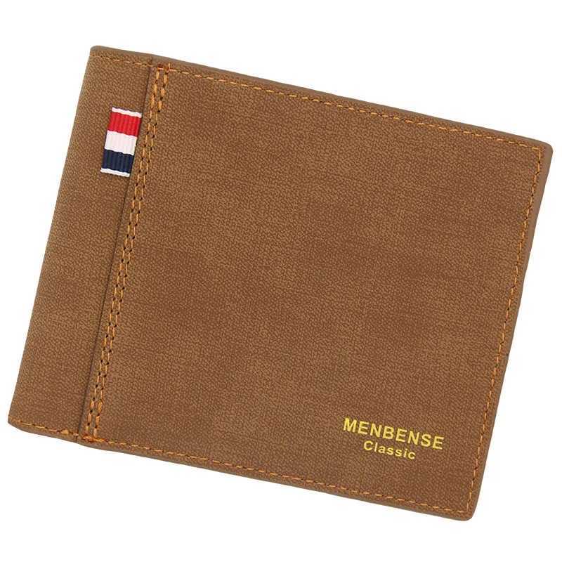 New Slim Vintage Men Wallets High Quality Card Holder Male Purses Photo Holder PU Leather Small Mens Clutch WalletT251119