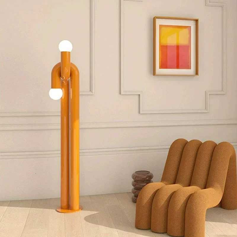 French Designer LED Floor Lamp Modern Living Dining Room Bedroom Study Atmosphere Vertical Light Home Decor Lighting M251119