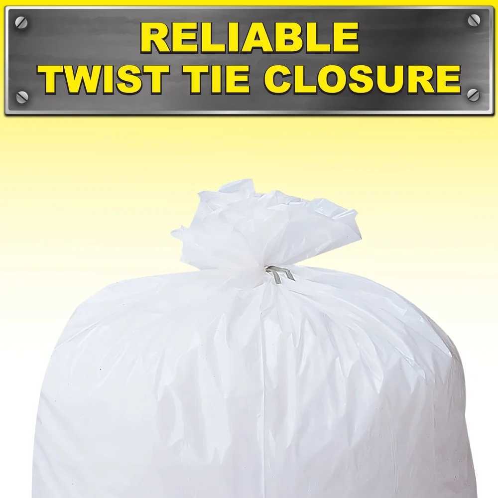 Heavy Duty 20 Gallon Trash Bags 20 Count Twist Tie Closure Odor Control Fresh Scent Durable Compactor Bags Home Kitchen Cleanup C251119