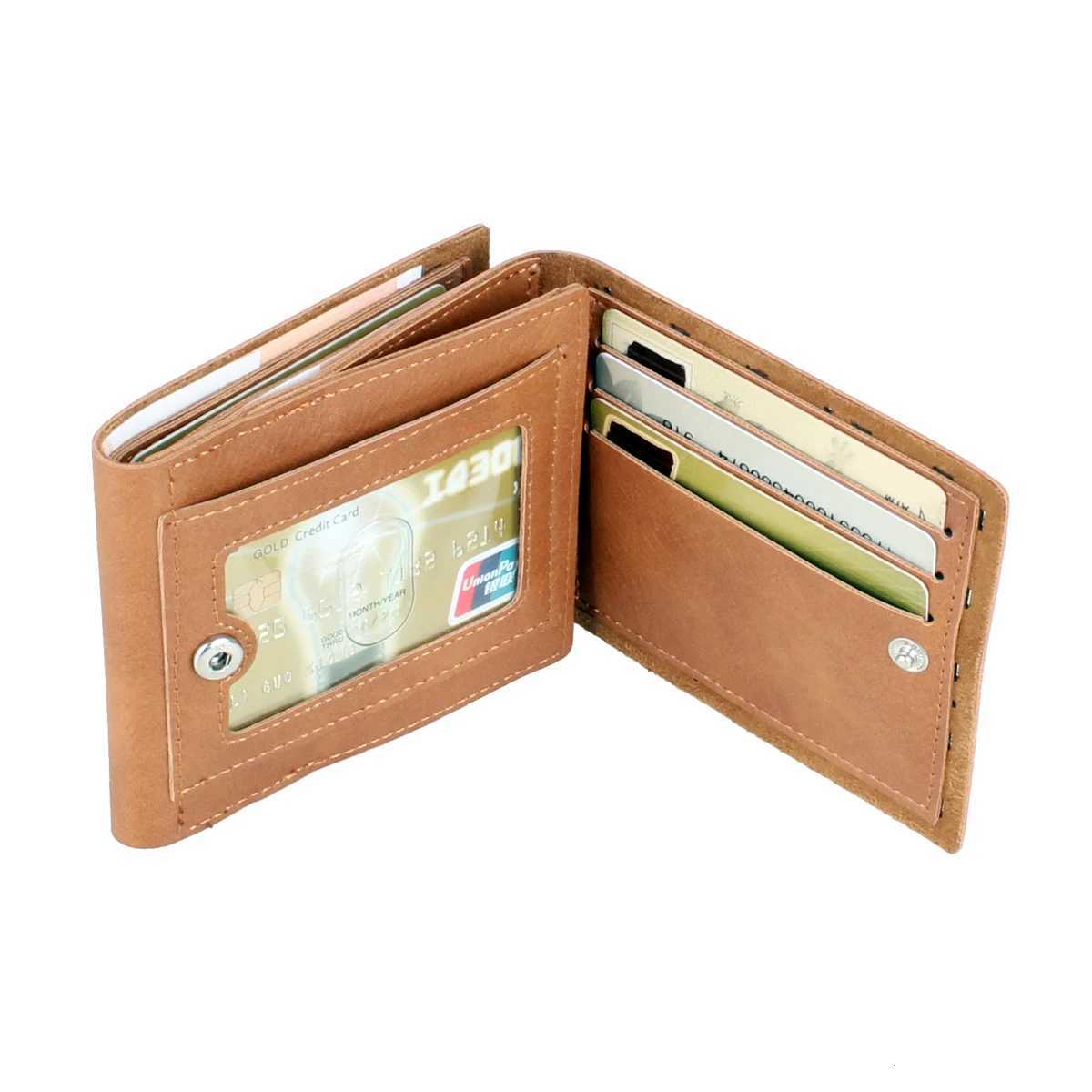 Novelty leather mens wallet designers personalized and fashionable carved womens large capacity card clip coin bagT251119