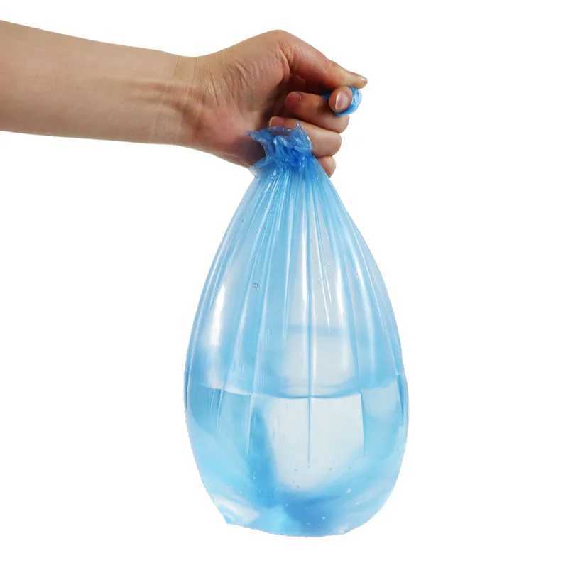 5 Rolls 75 Counts Disposable Small Trash Bags Portable Pe Rubbish Bags Wastebasket Bags Small Garbage Bags Office Kitchen Waste C251119