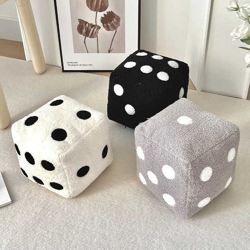 20cm ins creative simple home decoration fun simulation dice plush toy sofa cushion floor matM251119