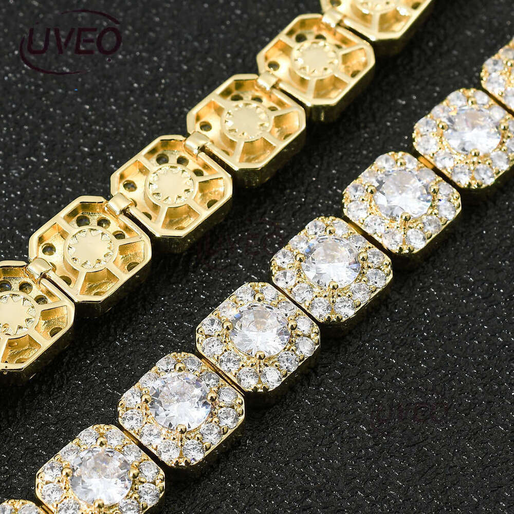 Luxury designer Ice out VVS Moissanite necklaces, men's and women's hip hop tennis chains Free delivery