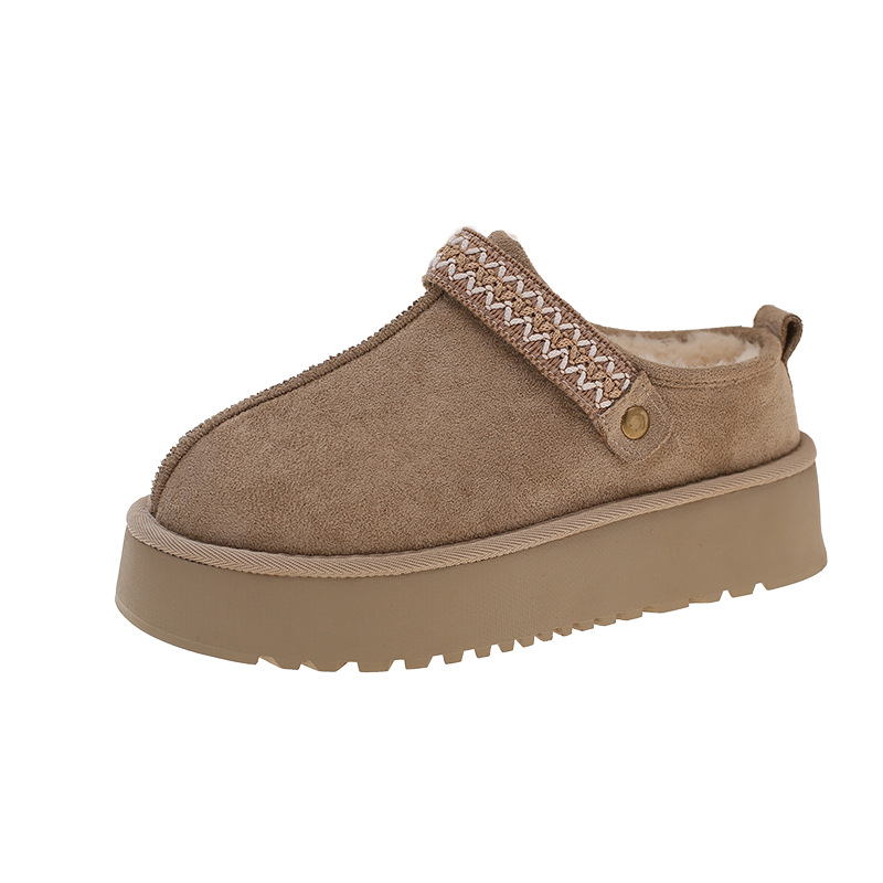 hot Free delivery cotton slippers Simple and comfortable casual plush cotton slippers practical and fashionable shoes