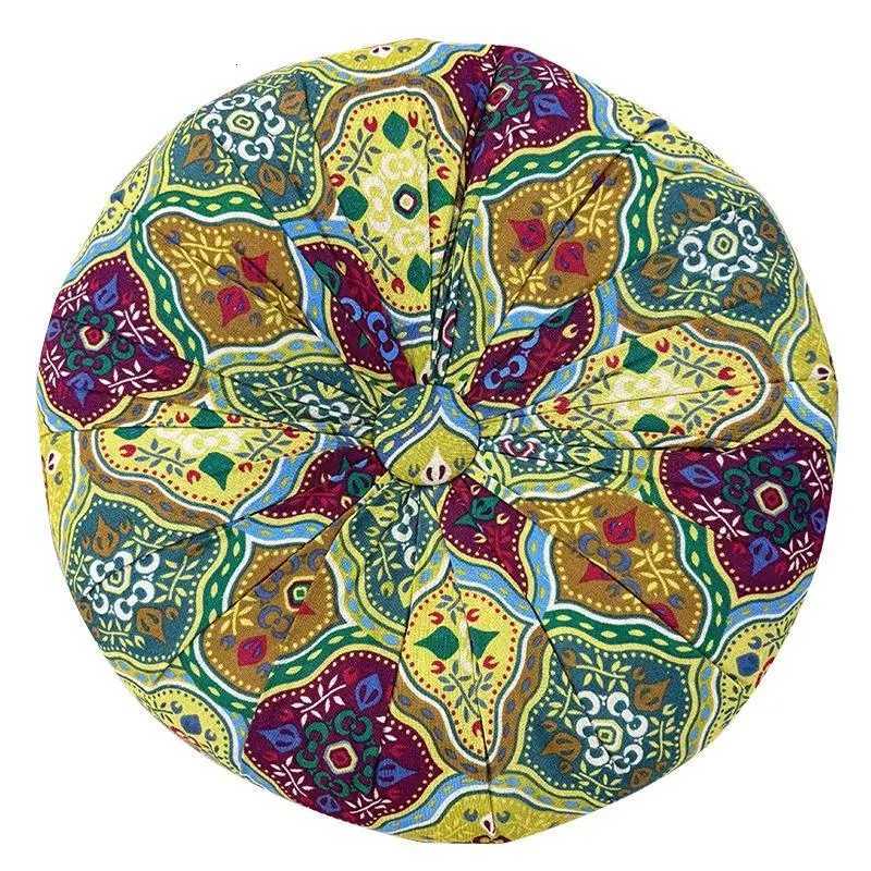 1pcs Round Pumpkin Cushion Creative Geometry Print Sofa s Home Decor Seat Cushions High Quality Moroccan CushionM251119